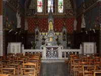 Aiguèze, le choeur de l'Eglise Saint Roch du XIème siècle