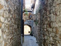 Aiguèze une des rues du village