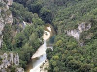 un méandre du Tarn depuis le Belvédère du Point Sublime