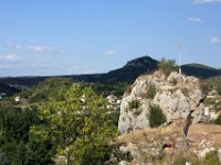 autour de Saint Ambroix, vue depuis le rocher de Dugas
